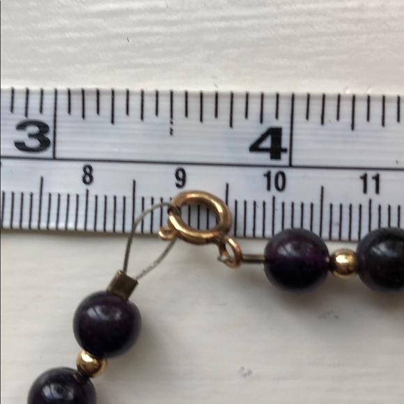 SOLD Vintage Amethyst Wire-Strung Beads - Picture 7 of 8